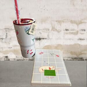kate spade Multicolor Tumbler and Notebook Set